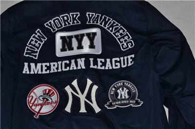 New York Yankees ジャケット XL New York Yankees Pro Standard Area Code Twill Full-Zip Jacket