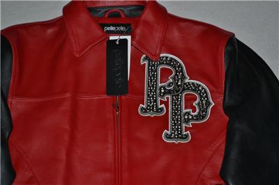 Pelle Pelle Baseball Jacket レザージャケット Pelle Pelle Men's LEATHER LEGEND WORLD FAMOUS Jacket RED All Sizes