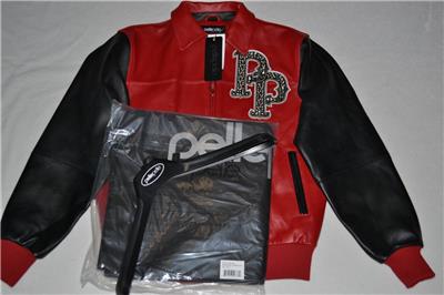 Pelle Pelle Men's LEATHER LEGEND WORLD FAMOUS Jacket RED All Sizes