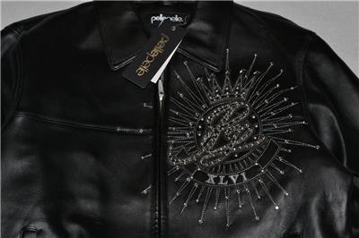 AUTHENTIC Pelle Pelle Men's LEATHER Jacket BLACK 46TH ANNIVERSARY