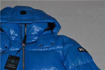 AUTHENTIC MACKAGE KENT-Z LUSTROUS DOWN JACKET HOOD SAPPHIRE