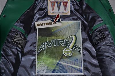 AUTHENTIC MENS Avirex GRAND SLAM JACKET BOMBER GREEN BRAND NEW ALL