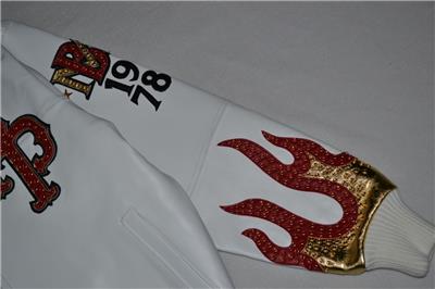 AUTHENTIC Pelle Pelle Men's LEATHER WORLD FAMOUS 1978 Jacket WHITE