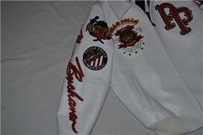 AUTHENTIC Pelle Pelle Men's LEATHER WORLD FAMOUS 1978 Jacket WHITE