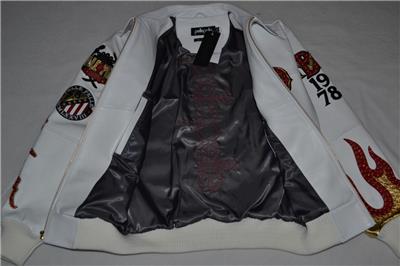 ジャケット・アウター PELLE PELLE ORIGINAL 1978 Pelle Pelle Black Exotica 1978 Wool Leather Jacket Sz 4XL Original