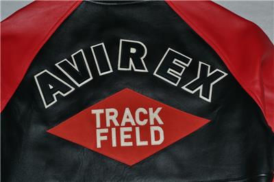 AUTHENTIC MENS Avirex TRACK & FIELD VARSITY JACKET BRAND NEW ALL