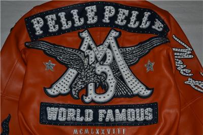 AUTHENTIC Pelle Pelle Men's LEATHER WORLD FAMOUS 1978 Jacket