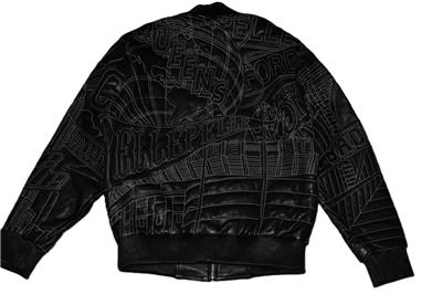 AUTHENTIC MEN'S PELLE PELLE NYC BORO QUILTED LEATHER JACKET BLACK