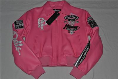 pelle pelle ペレペレ　レザージャケット　ピンク AUTHENTIC Pelle Pelle Womens LEATHER Jacket American Bruiser PINK
