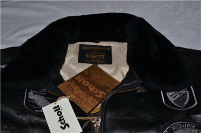 SCHOTT NYC G1TG G-1 WINGS OF GOLD LEATHER BOMBER JACKET SCHOTT NYC G1TG G-1 WINGS OF GOLD LEATHER BOMBER JACKET