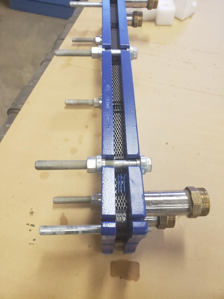 Alfa Laval TL3-BFG Brazed Plate and Frame Heat Exchanger, 5 Plates, 5 ...