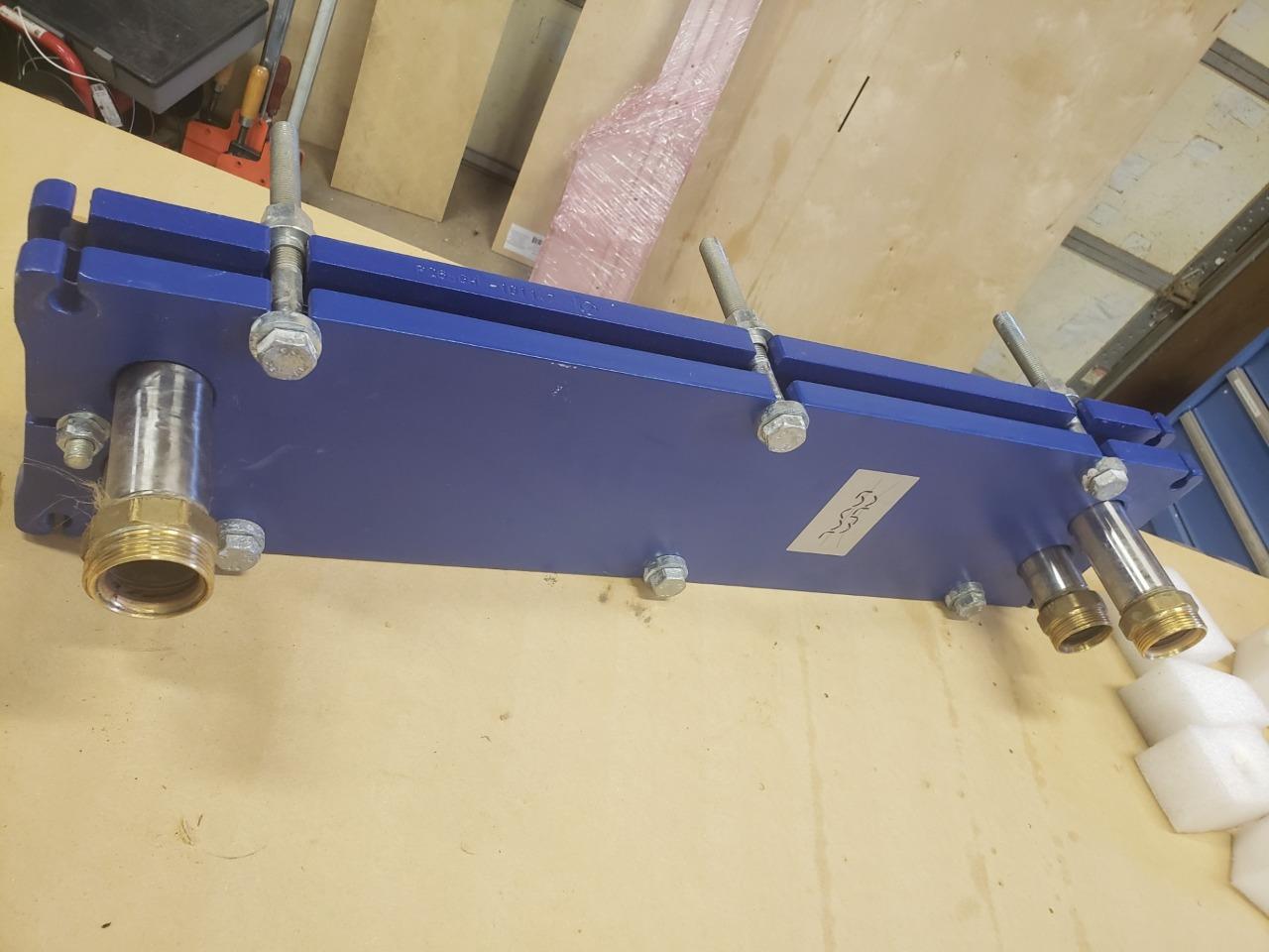 Alfa Laval TL3-BFG Brazed Plate and Frame Heat Exchanger, 5 Plates, 5 ...