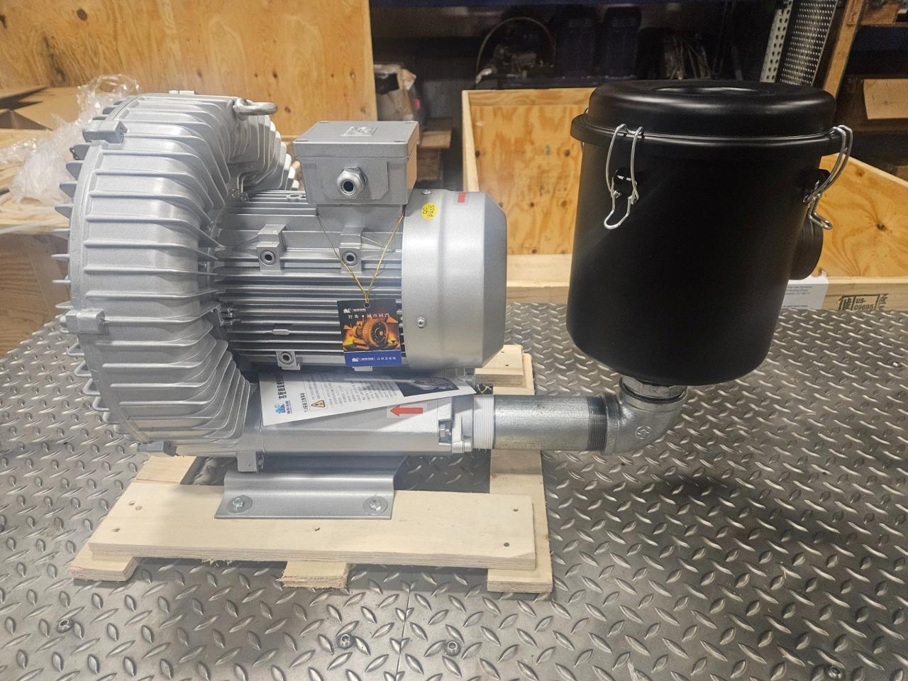 Liongoal 2 HP 2LG510-7AA21 Regenerative Blower, Vacuum Pump 115V , 150 CFM