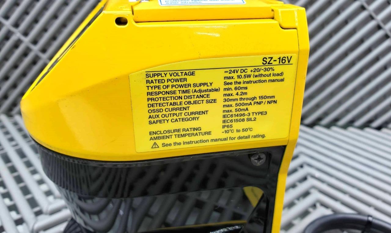 Keyence SZ-16V Safety Laser Scanner Multi-bank Multi-zone 30 Keyence SZ-16V Safety Laser Scanner Multi-bank Multi-zone 30