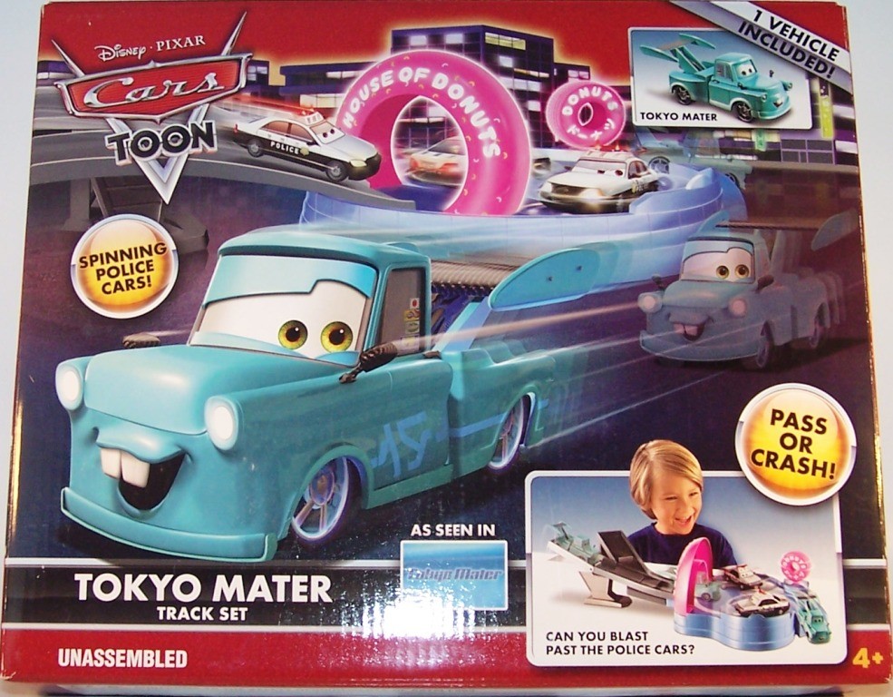 Disney Pixar Cars TOON Tokyo Mater Track Set WithTokyo Disney Pixar Cars TOON Tokyo Mater Track Set WithTokyo
