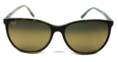 Maui Jim OCEAN Polarized Sunglasses 723-10P Tortoise Blue
