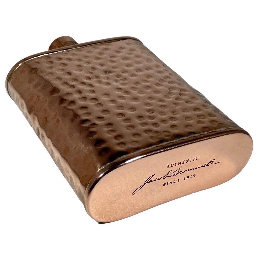 NEW HAND MADE JACOB BROMWELL FREEDOM FLASK HAMMERED COPPER 12oz MSRP $700