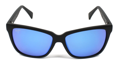 Maui Jim Jacaranda Polarized Sunglasses 763-2M Matte Black/Blue