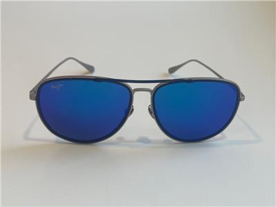 Maui Jim Fair Winds Polarized Titanium Sunglasses 554-17M display