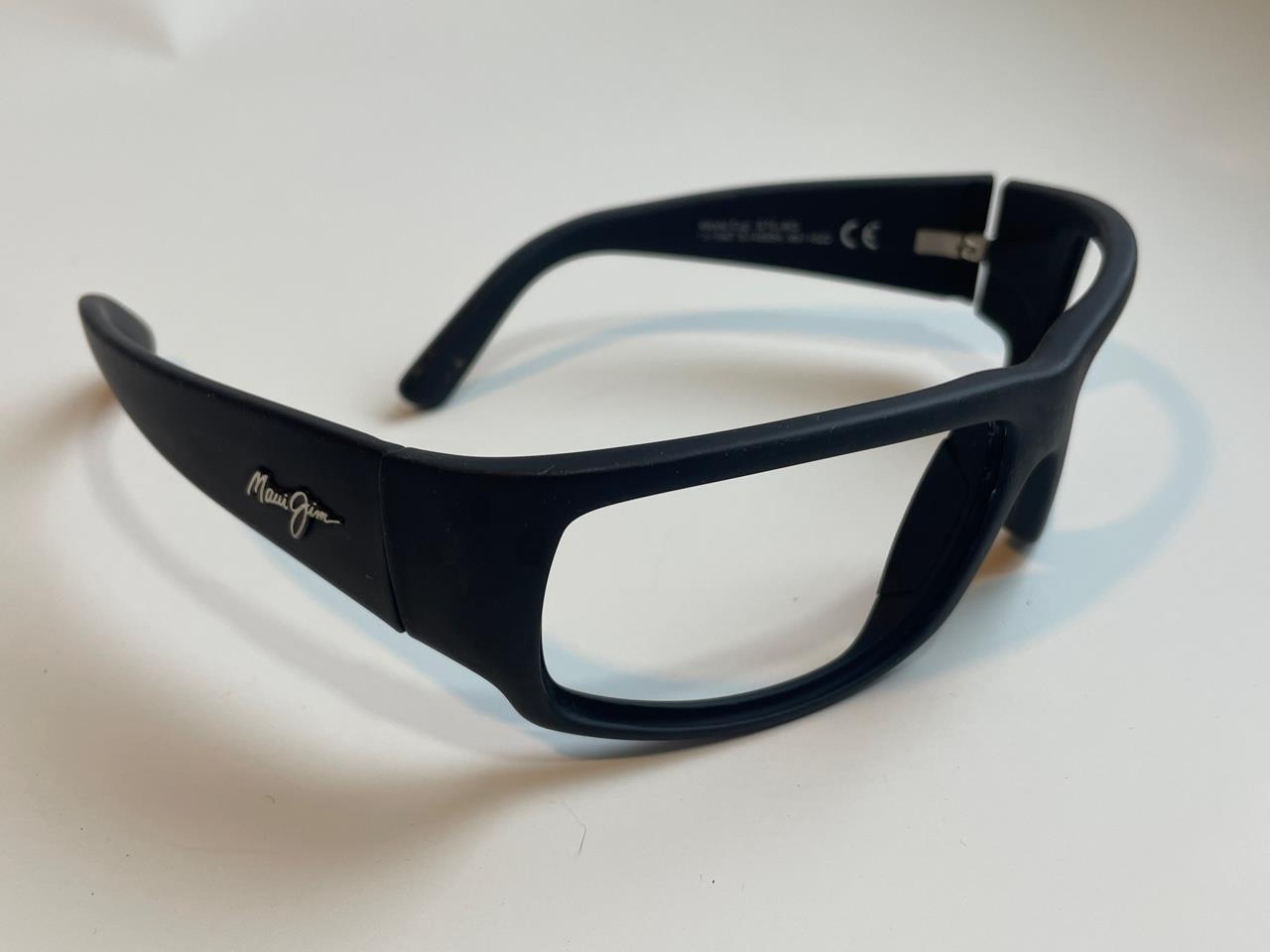 Maui Jim WORLD CUP Polarized Sunglass/Eyeglass Frame 266 Mahi Marlin Black Brown - Picture 9 of 11