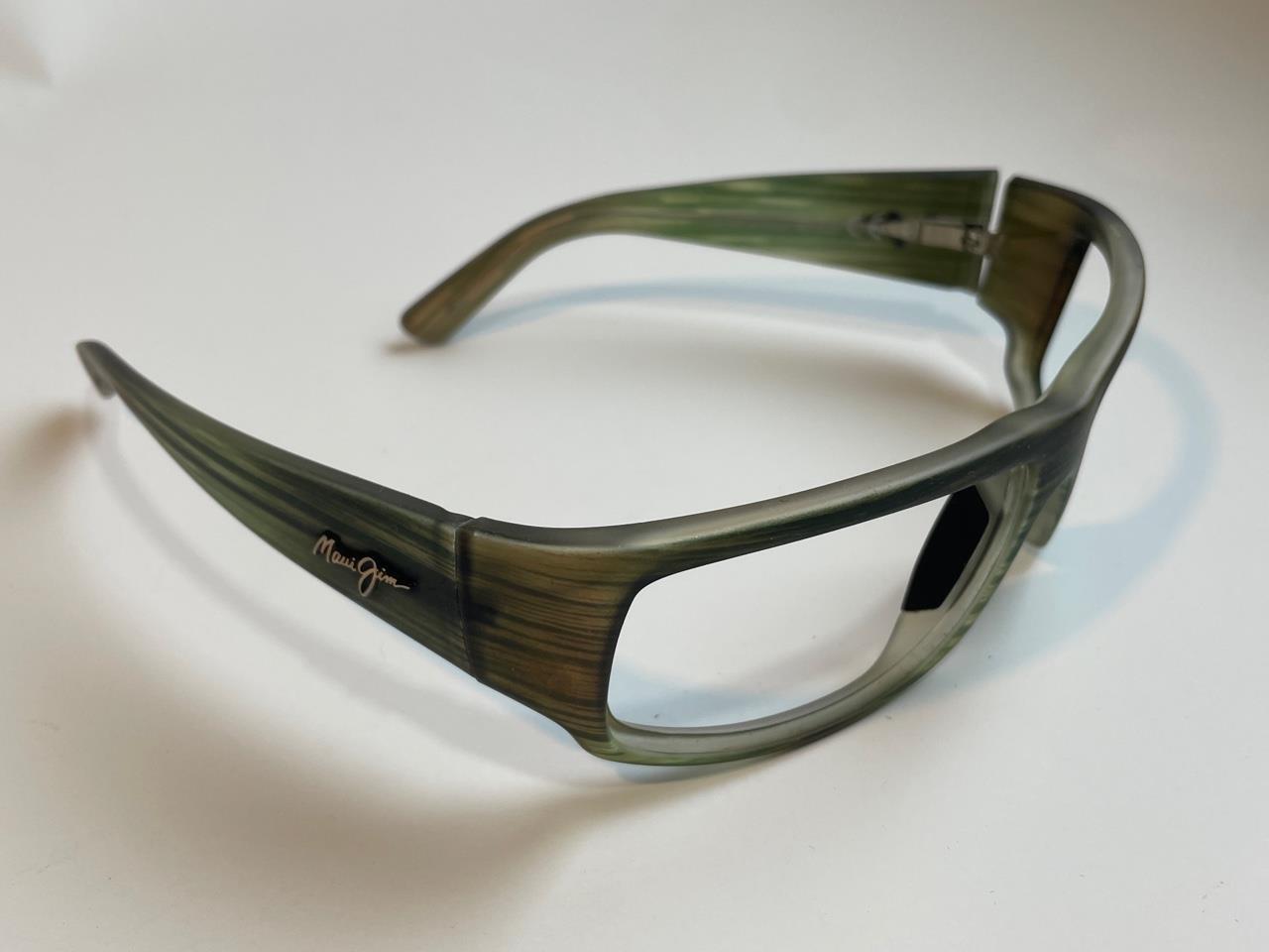 Maui Jim WORLD CUP Polarized Sunglass/Eyeglass Frame 266 Mahi Marlin Black Brown - Picture 11 of 11