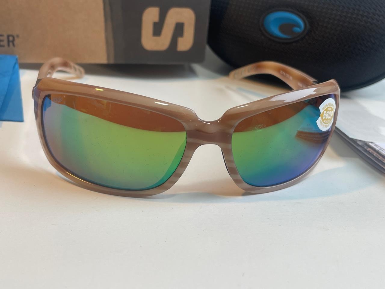 Costa del Mar Isabela Polarized Sunglasses Morena Green 580P IB 62 OGMP Women s 97963516525 eBay