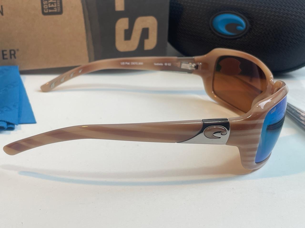 Costa del Mar Isabela Polarized Sunglasses Morena Green 580P IB 62 OGMP Women s 97963516525 eBay