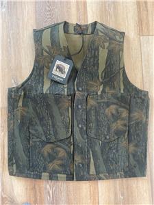 23AW HERILL \"WOOD CHOPPER‘S VEST\" 3 Milwaukee Leather LKM3713 Men's Black Leather Club Style