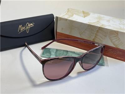 Maui Jim Ocean MJ 723-12B Oval Tortoise Sunglasses Polarized Maui Rose Lens (C) Maui Jim | Accessories | Maui Jim Ocean Mj 7232b Oval  main image 3