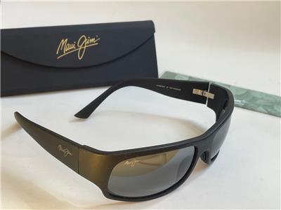 New Maui Jim Longboard Polarized Sunglasses Matte Black