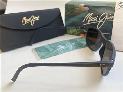 Maui Jim Lele Kawa Polarized Sunglasses 811-03S Navy/Blue Glass