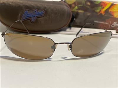 Maui Jim Windward MJ-508-23 Titanium Frame Bronze Polarized Lenses Japan Maui Jim MJ-508-23 Mens Sport Brown Lens Titanium Sunglasses  main image 2