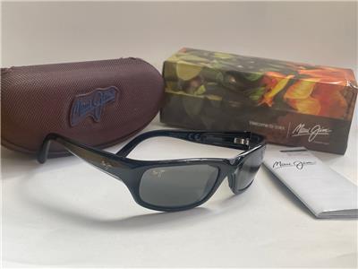 Maui Jim Gray Wraparound Polarized Sunglasses World Cup Wraparound Sunglasses | Fishing Polarized  main image 2