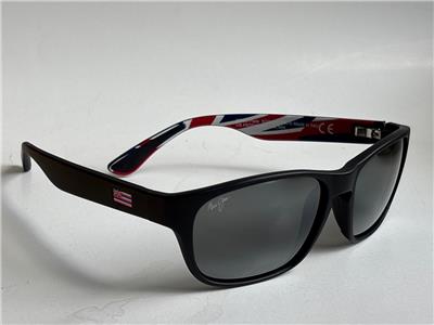 Maui Jim Mixed Plate Polarized Sunglasses 721-02HW Matte Black