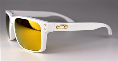 white and gold oakleys