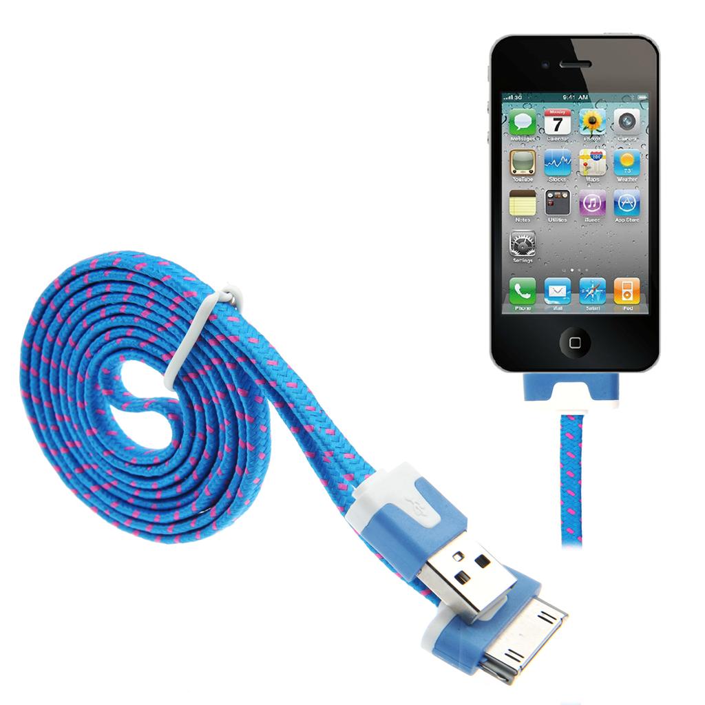 2M Strong Braided Usb Data Sync Charger Cable for iPhone 5 5S 4 4S 3GS ...