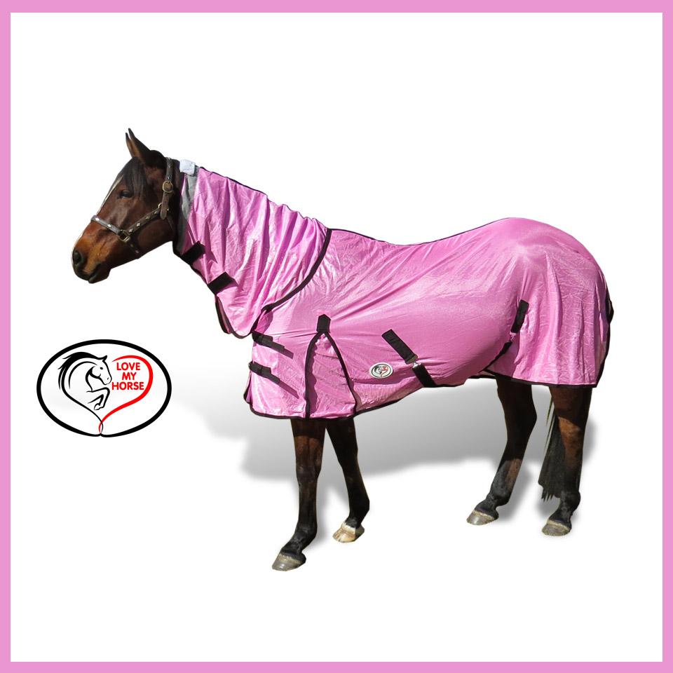 Soft Mesh Combo Horse Rug Pink