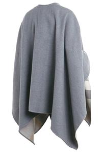 【Ameri】REVERSIBLE BOA PONCHO COAT AMERI Reversible Boa Poncho Coat | eBay