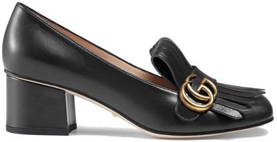 gucci marmont mid heels