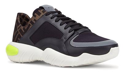 fendi wavy sole sneakers