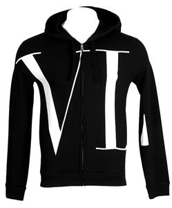 スウェット・トレーナー VALENTINO Valentino 'V Detail' hoodie Valentino Cotton V-Detail Hoodie | Harrods US