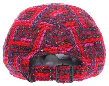NEW YSL SAINT LAURENT TWEED WOOL BLEND LOGO BASEBALL CAP HAT  display picture 2