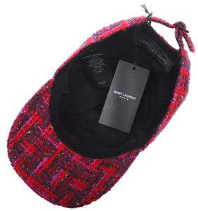 Saint Laurent YSL Tweed Wool Blend Logo Baseball Cap 56 Small Saint Laurent | Accessories | Ysl Saint Laurent Tweed Wool  main image 2