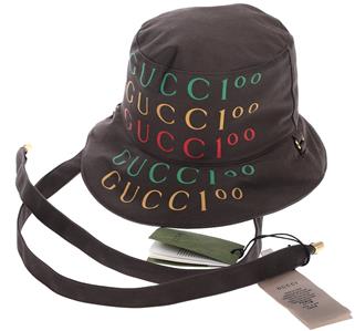 NEW GUCCI 100 YEAR ANIVERSARY REVERSIBLE LOGO BUCKET HAT  display picture 1