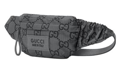 GUCCI☆DHL発送♪ BELT BAG☆767934 Maxi GG logo-patch belt bag