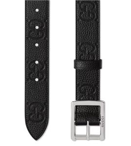 たくさん専用　Gucci GGロゴレザーベルト NEW GUCCI BLACK JUMBO GG LEATHER RUBBER-EFFECT PIN BUCKLE LOGO