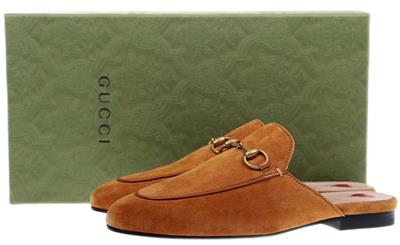 gucci princetown slipper brown
