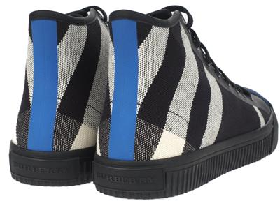 blue burberry sneakers