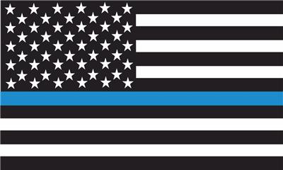 10x Thin Blue Line American Flag Decal Sticker Blue Lives Matter Police Officer Ebay