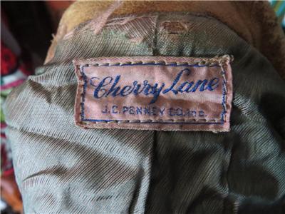 EXCEPTIONALLY RARE VINTAGE 1920'S-1930'S PENNY'S BROWN LEATHER